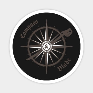 Compass and Blade Logo Magnet